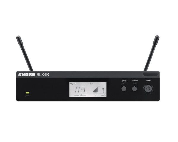 Shure BLX4R Wireless Single Channel Half-Rack Receiver K3E 606-630MHz - Main Image