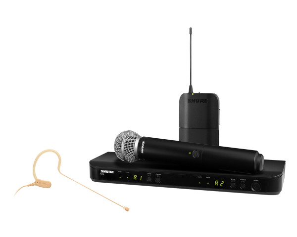 Shure BLX1288/MX53 Dual Wireless Combo System BLX88/SM58/MX153 K3E - Main Image