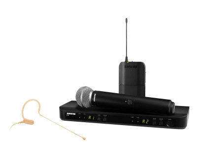 BLX1288/MX53 Dual Wireless Combo System BLX88/SM58/MX153 K3E