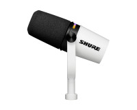 Shure MV7+-W Dynamic Podcast LED Microphone White - Image 3