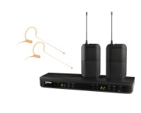 Shure BLX188/MX53 Dual Wireless Headset System BLX88/2xMX153 K3E - Image 1