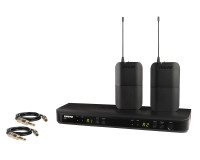 Shure BLX188 Dual Wireless Guitar System BLX88/2xWA302 Cable K3E - Image 1