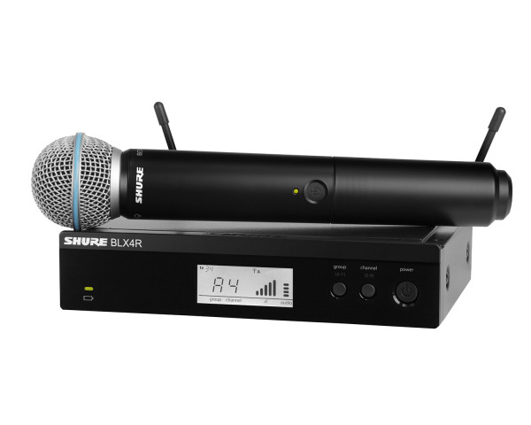 Shure BLX24R/B58 Wireless Rackmount Handheld System BLX4R/BETA 58A K3E - Main Image
