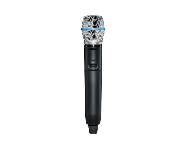 Shure GLXD2+/B87A GLXD2 Handheld Transmitter with BETA 87A Capsule Z4 - Main Image