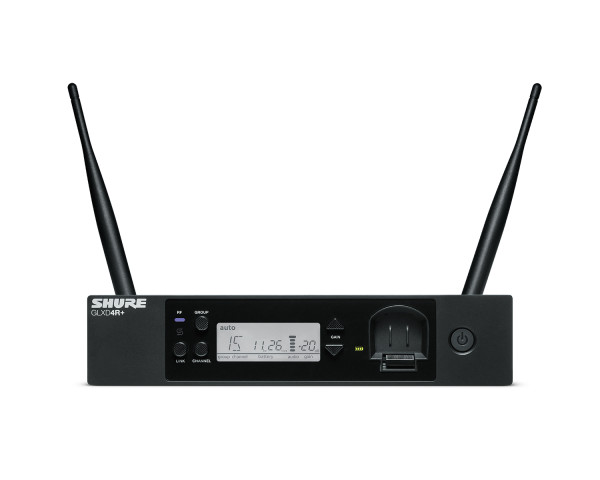 Shure GLXD4R+ Digital Wireless Dual Band Half-Rack Receiver Z4 - Main Image