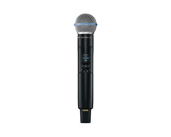 Shure SLXD2/B58 SLXD2 Handheld Transmitter (BETA58A) Capsule K59 CH38 - Main Image