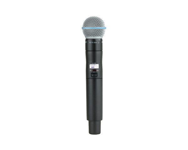 Shure ULXD2/B58 ULXD2 Handheld Transmitter w/ BETA58A Capsule K51 CH38 - Main Image