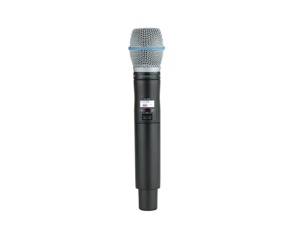 Shure ULXD2/B87A ULXD2 Handheld Transmitter w/ BETA87A Capsule K51 CH38 - Main Image