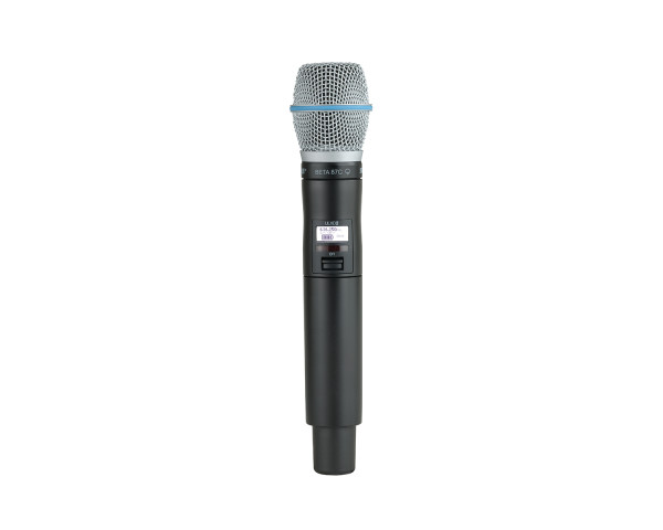Shure ULXD2/B87C ULXD2 Handheld Transmitter w/ BETA87C Capsule K51 CH38 - Main Image
