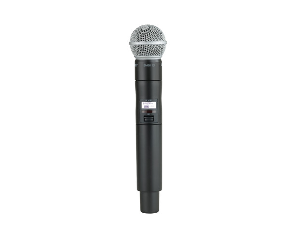 Shure ULXD2/SM58 ULXD2 Handheld Transmitter w/ SM58 Capsule K51 CH38 - Main Image