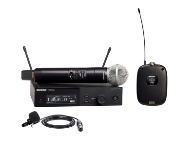 SLXD124/85 Wireless Combo System SLXD2/SM58 + SLXD1/WL185 K59
