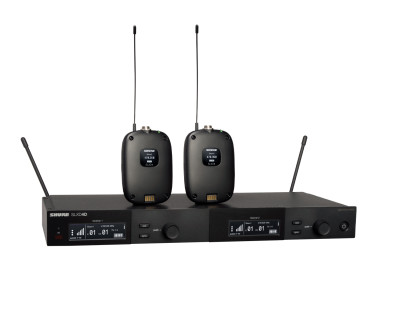 SLXD14D Dual Wireless Bodypack System with 2 x SLXD1 K59