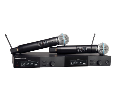 SLXD24D/B58 Dual Wireless Handheld System SLXD2/BETA58 K59