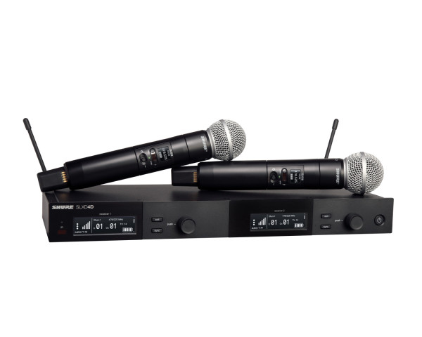 Shure SLXD24D/SM58 Dual Wireless Handheld System SLXD2/SM58 K59 - Main Image