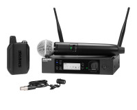 Shure GLXD124R+/85 Wireless Combo Rack Syst GLXD1+/WL185/GLXD2+/SM58 Z4 - Image 1
