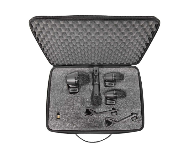 Shure PGADRUMKIT4 PG Alta Drum Microphone Kit 4 PGA56/PGA57/PGA52 - Main Image