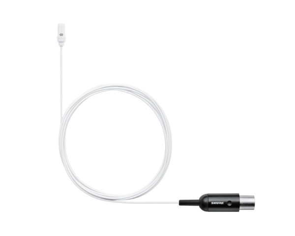 Shure UL4W/C-MTQG UL4 Cardioid Lavalier Microphone MTQG White - Main Image