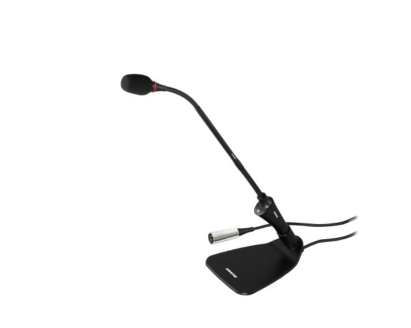 Shure CVG12DRS-B/C Cardioid 12 Gooseneck Mic w/ Base/Switch/LED - Main Image