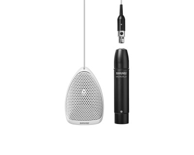 MX391W-A/C Microflex Cardioid Boundary Microphone XLR White