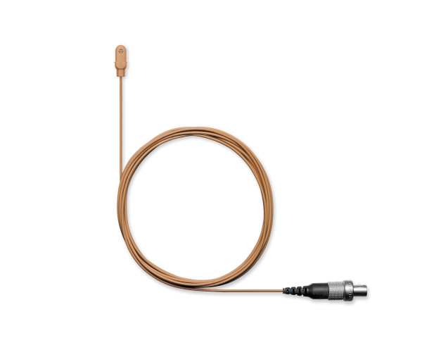Shure DL4C/O-LM3-A DuraPlex DL4 Omni Lavalier Mic LEMO3 IP57 Cocoa - Main Image