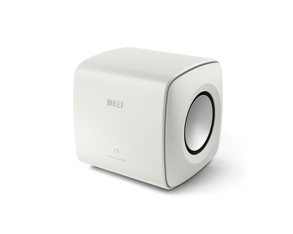 KEF KC62 2x6.5 Compact Powered Subwoofer 1000W RMS White - Main Image
