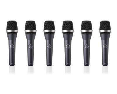 D5 SIX PACK: Pack of 6 x D5 Supercardioid Vocal Mic