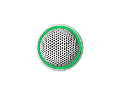 MX395W/C-LED Microflex Cardioid Button Boundary Mic + LED White