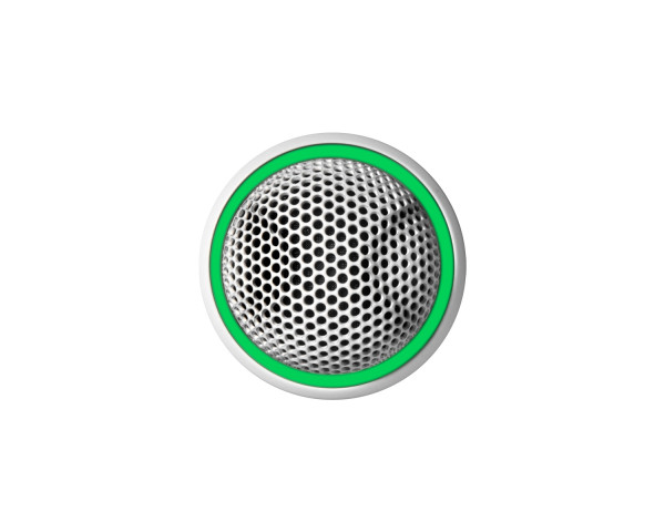 Shure MX395W/BI-LED Microflex Bidirectional Button Boundary Mic+LED Wht - Main Image
