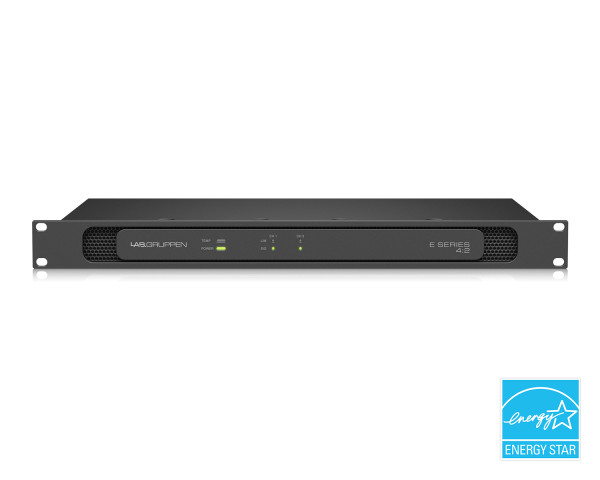Lab Gruppen E4:2 Energy Efficient Class-D Amplifier 2x200W 19 1U - Main Image