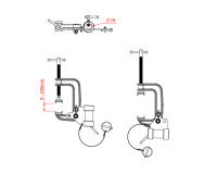 Doughty G1106 Heavy Duty G Clamp with 29mm Receiver 0-150mm - Image 2