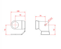 Doughty T30407 Corner Grid Hanger BLACK - Image 3