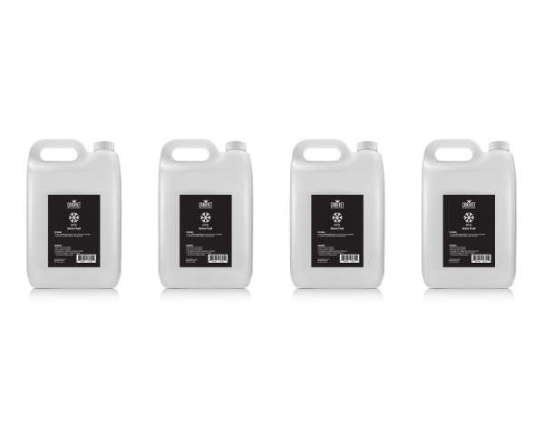 CHAUVET DJ SFL5 BOX 4 x 5 Litre Water Based Snow Fluid - Main Image