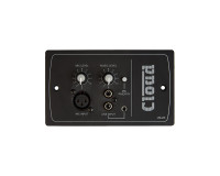 Cloud LM-2XB Line/Mic/Remote Active Input Plate (use RJ45+FPA-1) Black - Image 1