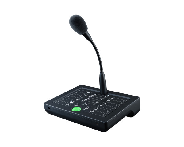 Optimal Audio Talk 8 8-Zone Digital Paging Station with Gooseneck - Main Image