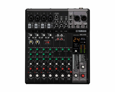 MG10X 10-Ch Mixing Console 4 Mic / 10 Line + SPX with Knobs