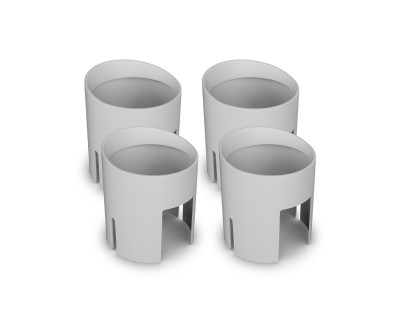 WELL Pod 3 White Fixture Cover 4-Pack