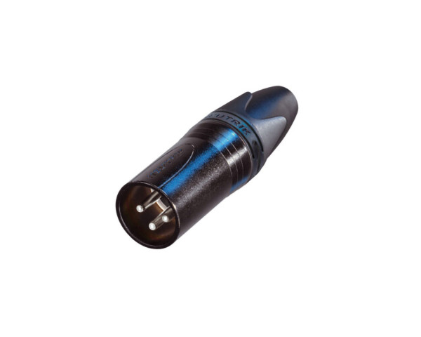 Neutrik NC3MXX-BAG 3 Pole XLR Cable Connector Male Black - Main Image