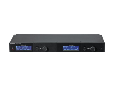 SLXD4Q+ Quad Wireless Rack Receiver 1U S50 823-865 MHz CH70