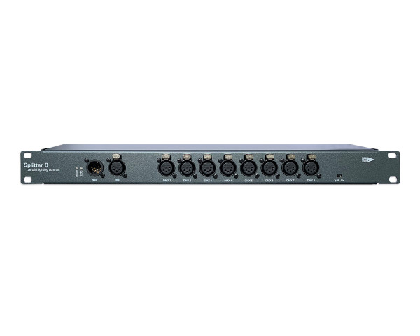 Zero 88 RDM Splitter 8 Rackmount 5-Pin DMX/RDM Splitter 1 In/8 Out 1U - Main Image